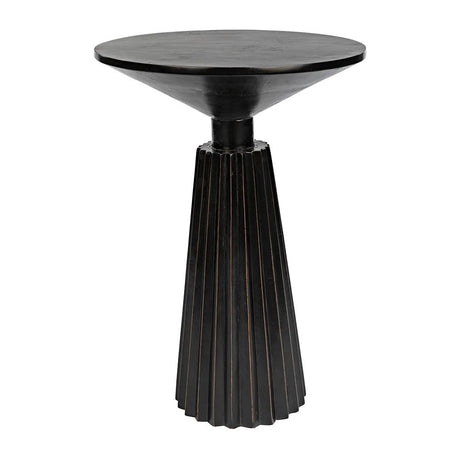 NOIR Orson Side Table Hand Rubbed Black