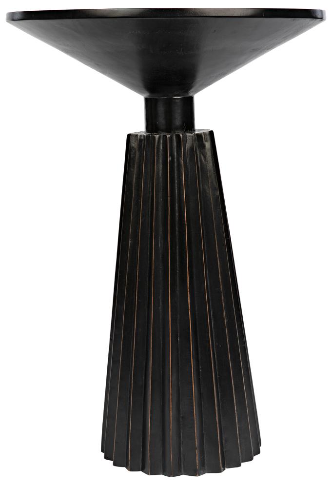 NOIR Orson Side Table Hand Rubbed Black