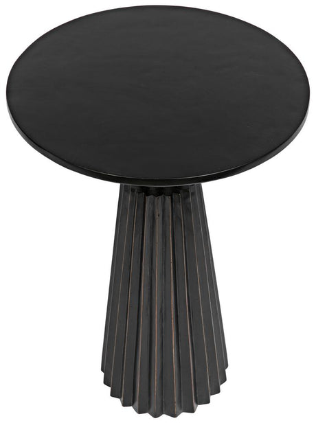 NOIR Orson Side Table Hand Rubbed Black