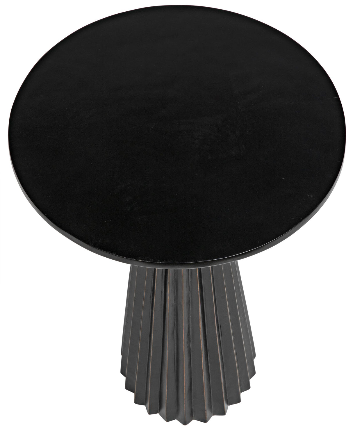 NOIR Orson Side Table Hand Rubbed Black