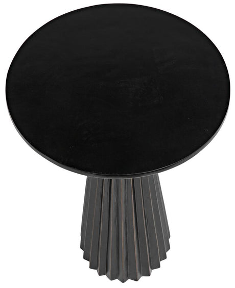 NOIR Orson Side Table Hand Rubbed Black