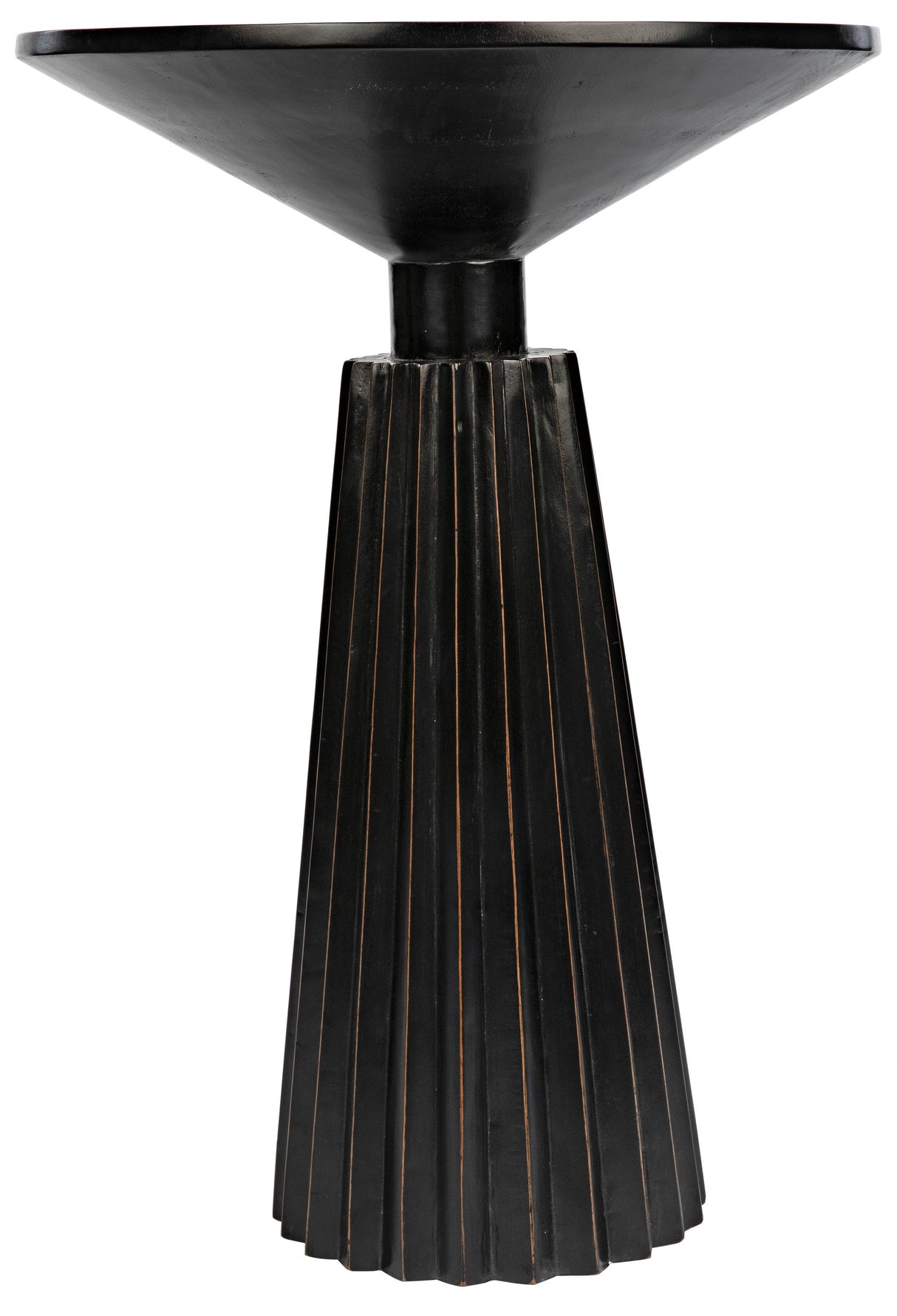 NOIR Orson Side Table Hand Rubbed Black