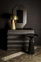 NOIR Orson Side Table Hand Rubbed Black