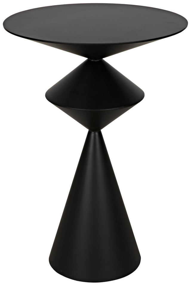 NOIR Zasa Side Table Black Steel