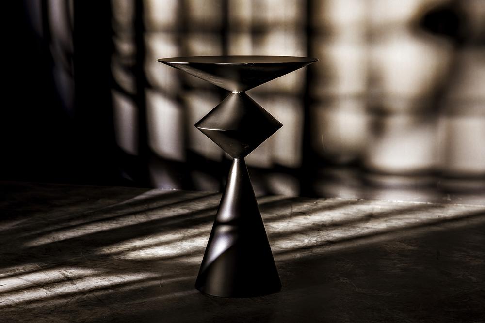NOIR Zasa Side Table Black Iron