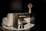 NOIR Zasa Side Table Black Iron