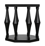 NOIR Marceo Side Table Hand Rubbed Black