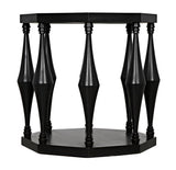 NOIR Marceo Side Table Hand Rubbed Black