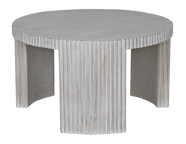 NOIR Jgor Side/Coffee Table White Wash