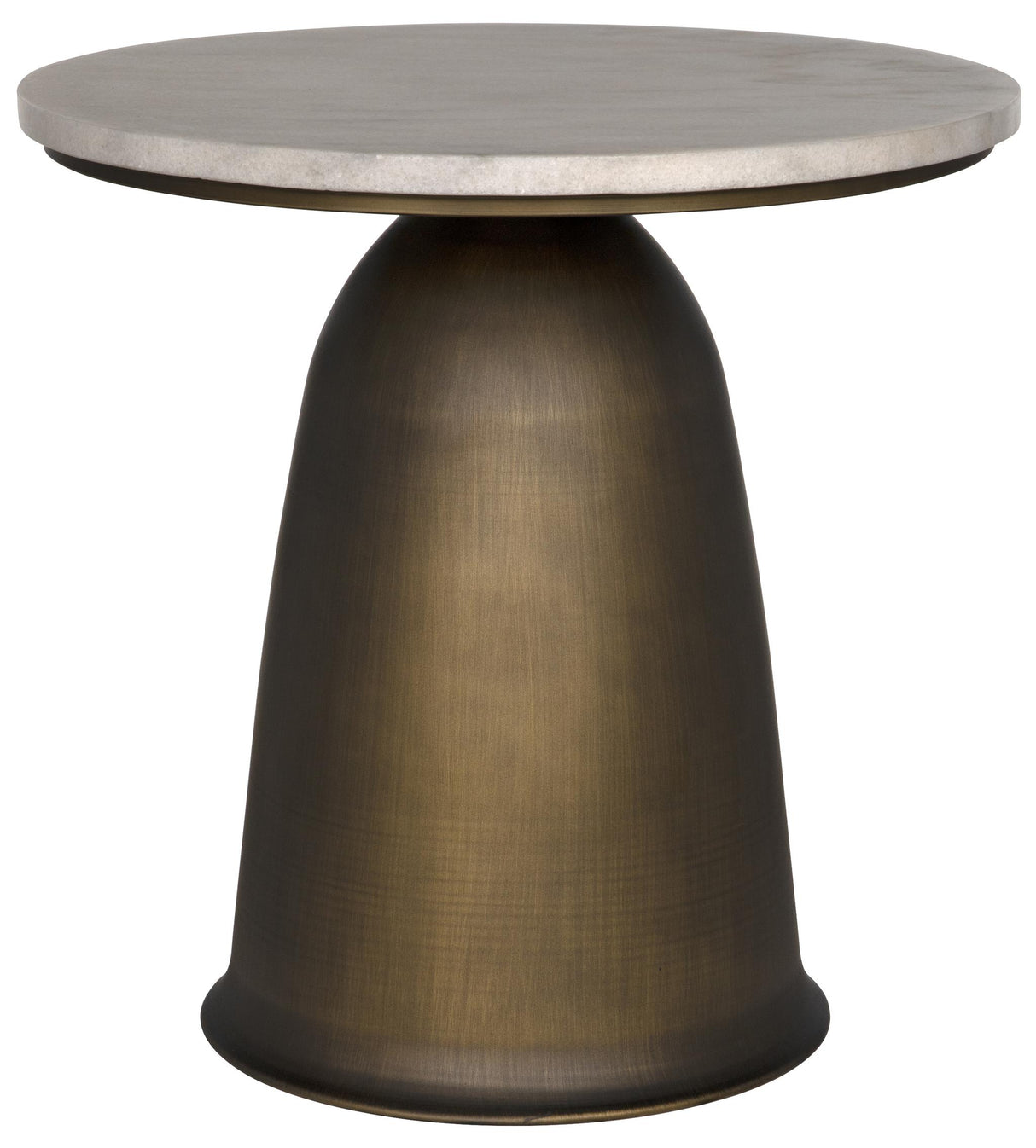 NOIR Aiden Side Table Aged Brass