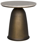 NOIR Aiden Side Table Aged Brass