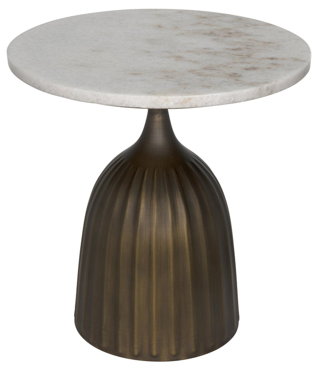 NOIR Samuel Side Table Aged Brass