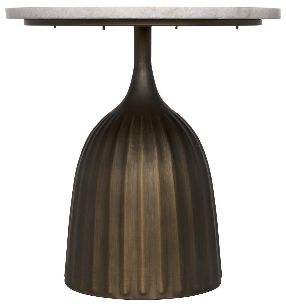 NOIR Samuel Side Table Aged Brass