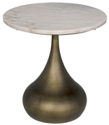 NOIR Mateo Side Table Aged Brass
