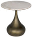 NOIR Mateo Side Table Aged Brass