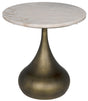 NOIR Mateo Side Table Aged Brass