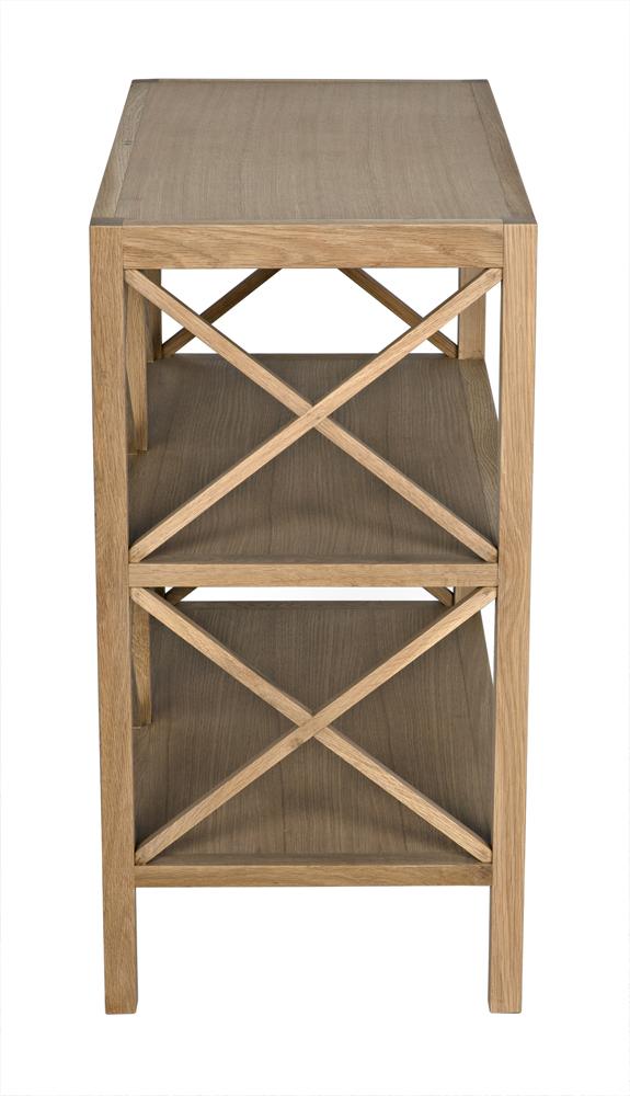 NOIR Nikolai Side Table White Oak