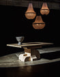 NOIR Mist Chandelier Black Steel