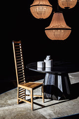 NOIR Mist Chandelier Black Steel