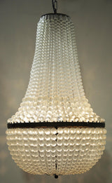 NOIR Mist Chandelier Black Steel
