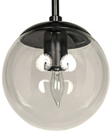 NOIR Pluto Chandelier Large Black Steel