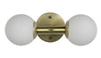 NOIR Antiope Sconce Antique Brass and Glass
