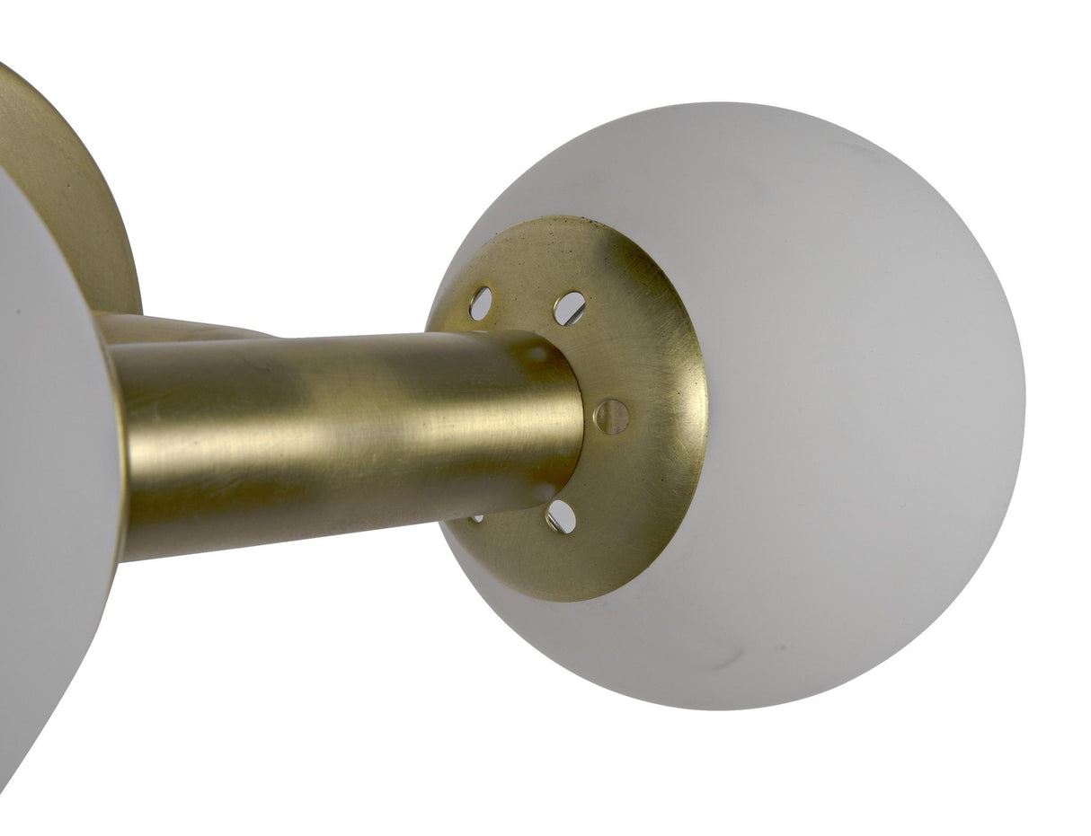 NOIR Antiope Sconce Antique Brass and Glass