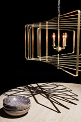 NOIR Dimaclema Chandelier Small Metal with Brass Finish