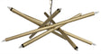 NOIR Ikram Chandelier Small Metal with Brass Finish