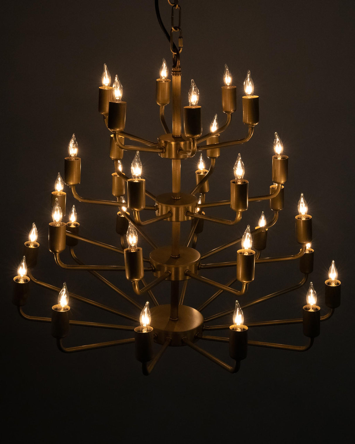 NOIR Montoro Chandelier Antique Brass