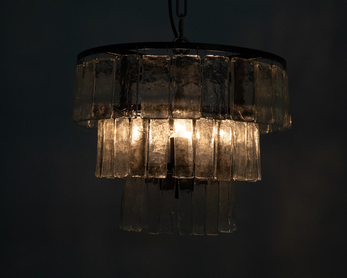 NOIR Carnegie Chandelier Small Black Steel