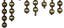 NOIR Domo Chandelier Steel and Metal Beads with Brass Finish