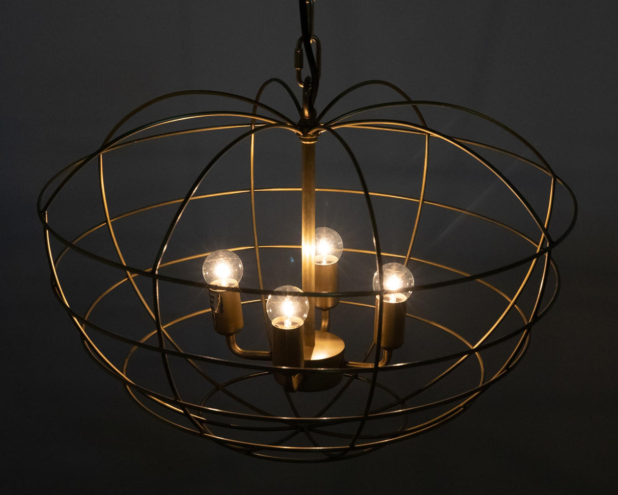 NOIR Mo Pendant Metal with Brass Finish