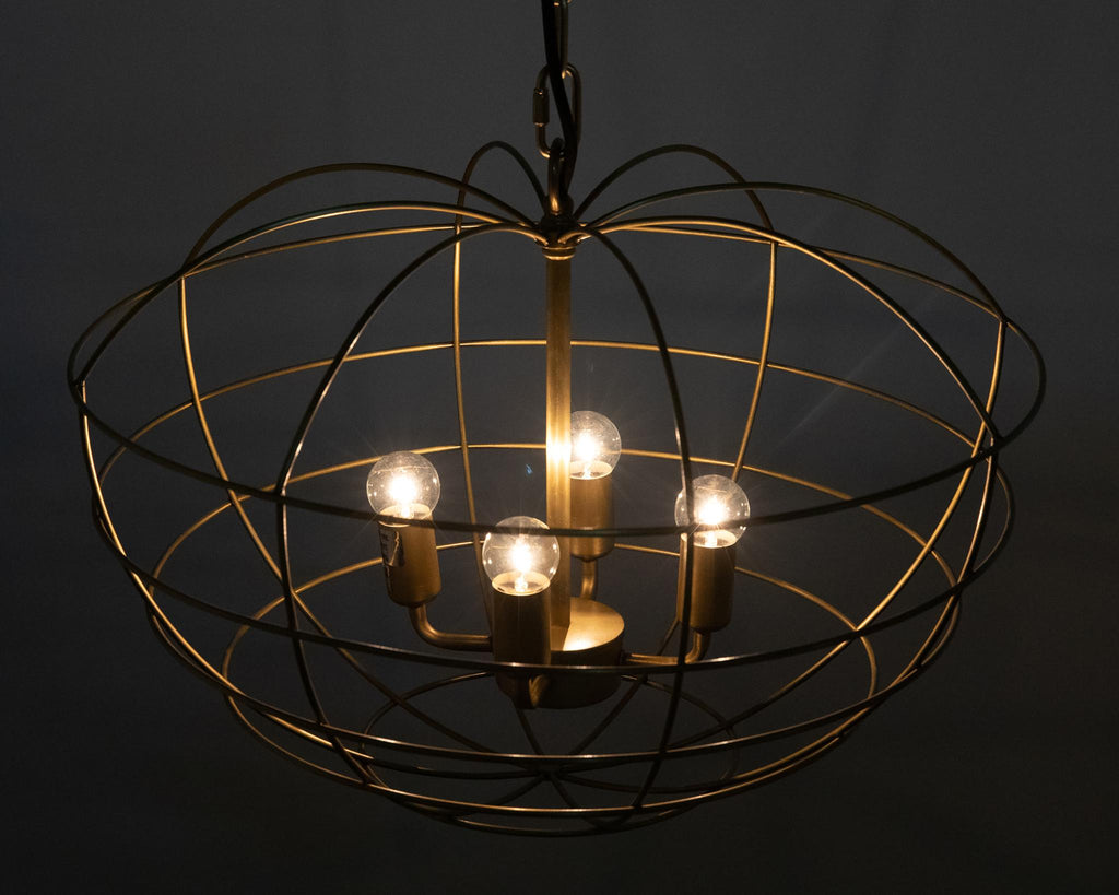 NOIR Mo Pendant Metal with Brass Finish