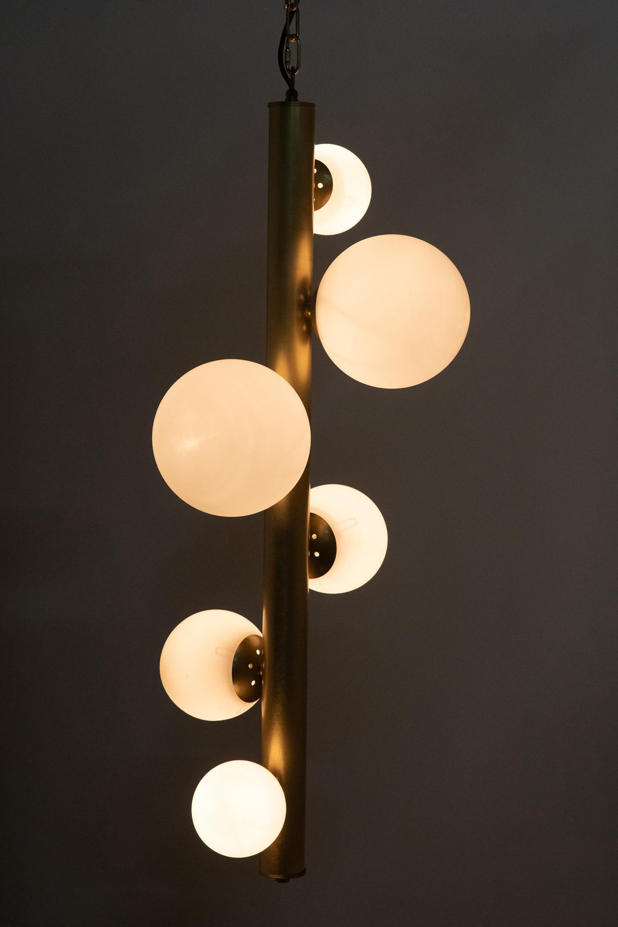 NOIR Orellana Chandelier Metal with Brass Finish