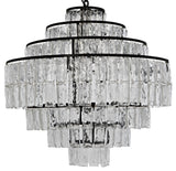 NOIR Satellite Chandelier Black Steel