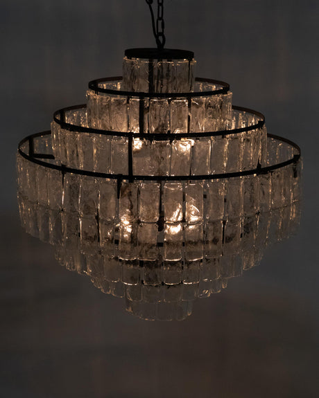 NOIR Satellite Chandelier Black Steel