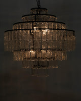 NOIR Satellite Chandelier Black Steel