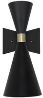 NOIR Ariel Sconce Black Steel