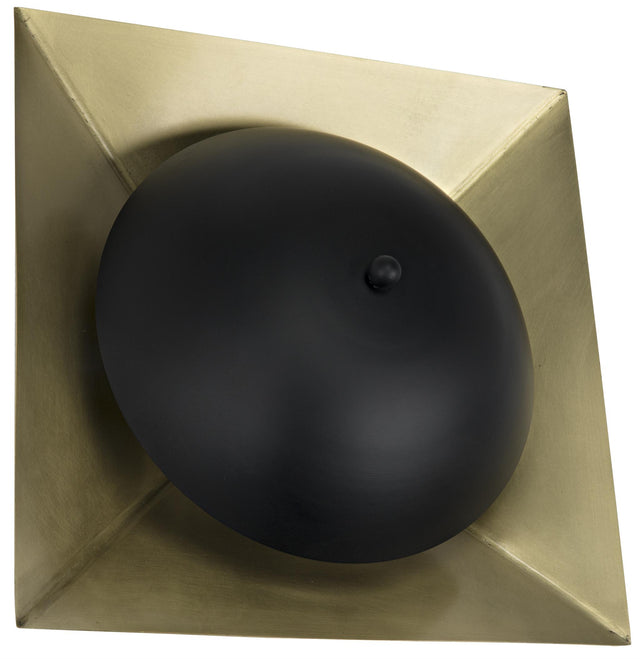 NOIR Agila Sconce Steel with Brass Finish