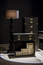 NOIR Wilton Floor Lamp with Shade Black Steel