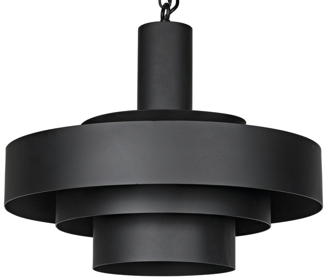 NOIR Parlor Pendant Black Steel
