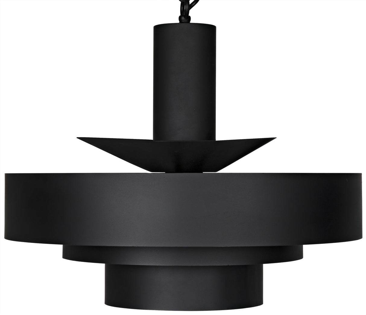 NOIR Parlor Pendant Black Steel