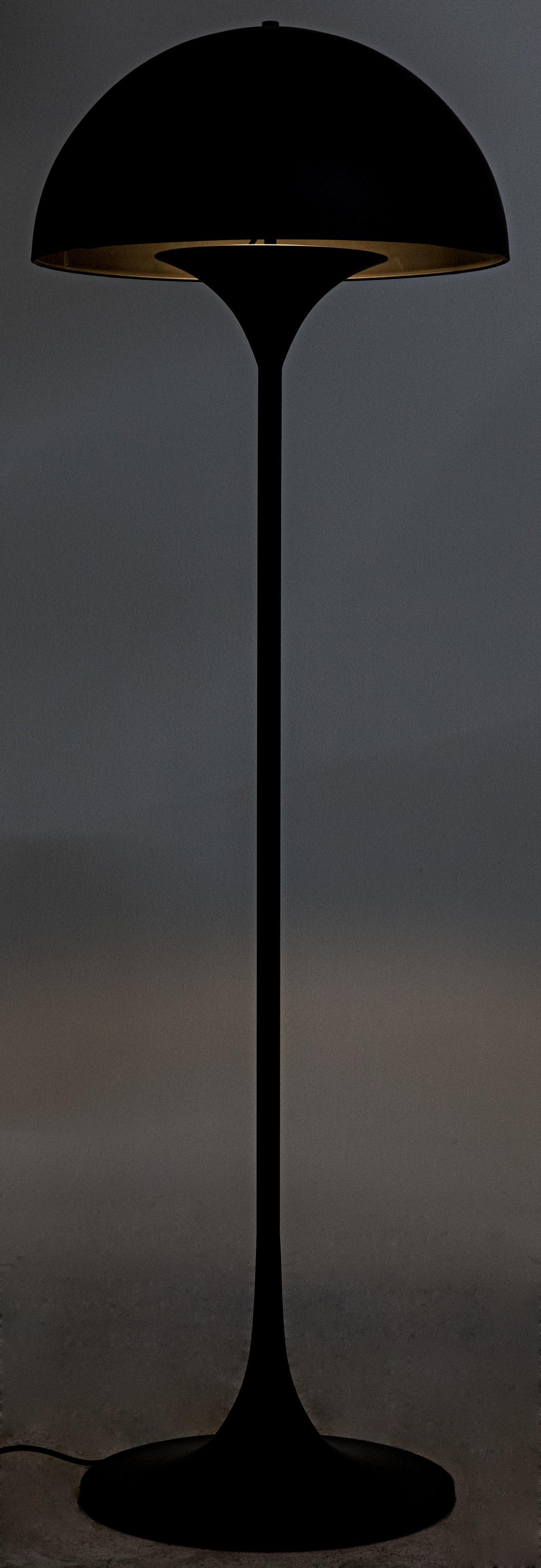 NOIR Cataracta Floor Lamp Black Steel
