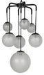 NOIR Artemis Chandelier Steel with Black Finish