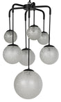 NOIR Artemis Chandelier Steel with Black Finish