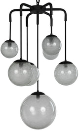 NOIR Artemis Chandelier Steel with Black Finish