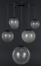 NOIR Artemis Chandelier Steel with Black Finish
