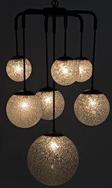 NOIR Artemis Chandelier Steel with Black Finish
