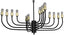 NOIR Claude Chandelier